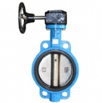 F7480 Marine worm gear wafer butterfly valve