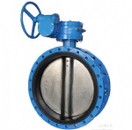 F7480 Marine worm gear u-type butterfly valve