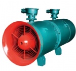 FBD series mine flameproof compression type counter-rotating axial fan