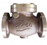 JIS F7371 5K,10K Marine bronze swing check valve